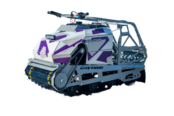 Мотобуксировщик Спутник PRO стандарт 15 л.с.. катковая | Мототека