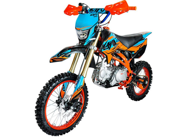 Питбайк KAYO (Кайо) EVOLUTION K125EM 17/14 KRZ (механ. сцепл., эл. стартер 2024 г.) | Мототека